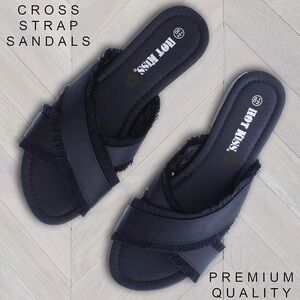 Hot Kiss Elegant Black Sandals